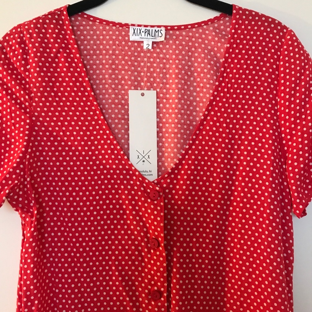 XIX palms mini dress